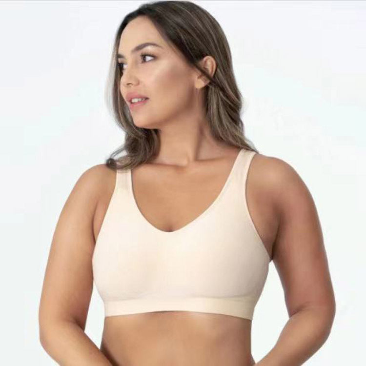 Plus-size gocrisandy premium shaper bra for women in sizes S-3XL, featuring bright, sexy lingerie design and supportive undergarment.