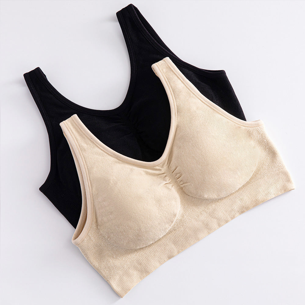 Plus-size gocrisandy Premium ShaperBra for women, featuring bright lace details and supportive underwire in size S to 3XL.