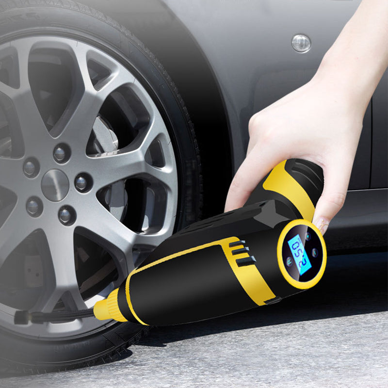 Automatic Portable Handheld Digital LED Smart Car Air Compressor - GoCrisandy
