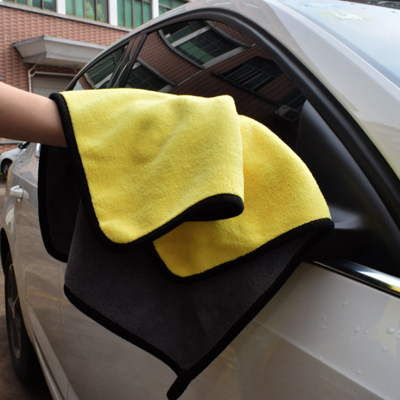 Two-color Couble-sided Car Dual-use Cleaning Car Wash Towel - GoCrisandy