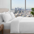 T-400 Mercerized Cotton Blend Satin Bed Linen