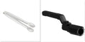 gocrisandy electric BBQ brush cleaning grill grates with heavy grease and grime, featuring a 3-in-1 car paint protection spray in a close-up shot