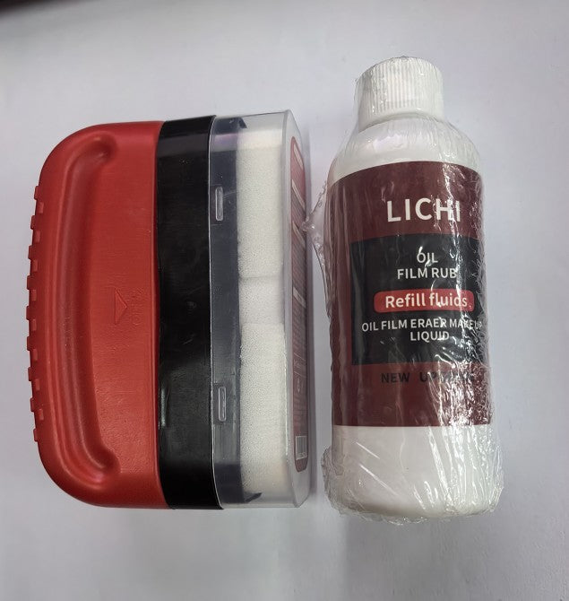Automotive Oil Film Cleaning Brush Windshield Car Glass Sponge Cleaner Universal Removes Dirt Glass Cleaning Wipe Board Tool - GoCrisandy
