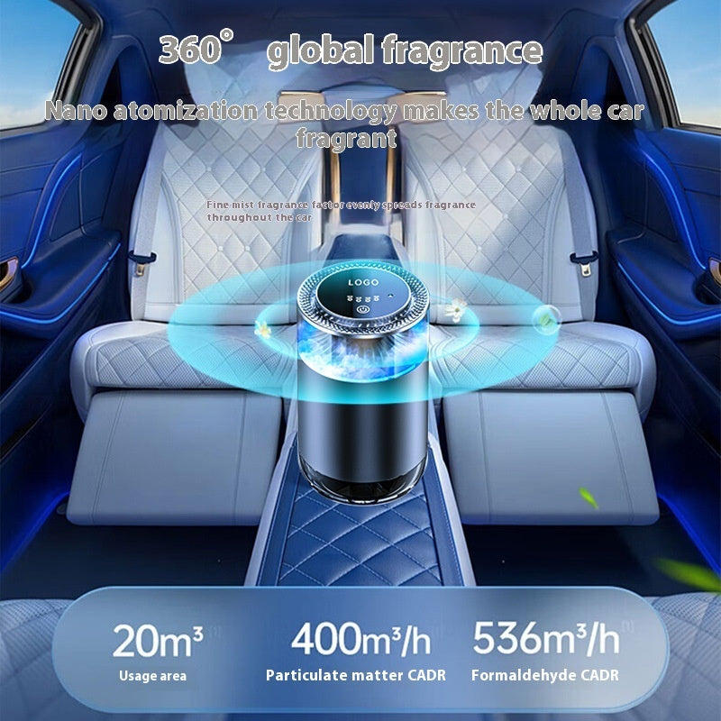 Car Aromatherapy Diffuser Cloud Mist Air Freshener Auto Decoration Natural Fragrance Auto Decoration Tool For RVs Trucks Sedans - GoCrisandy