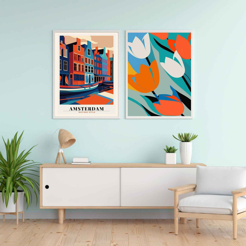 Amsterdam poster Matisse style